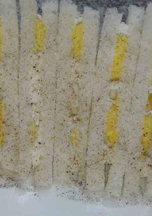 A picture of Egg mayo sandwiches.