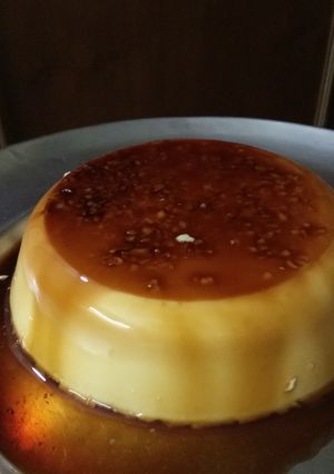 A picture of Eggless Caramel Pudding.