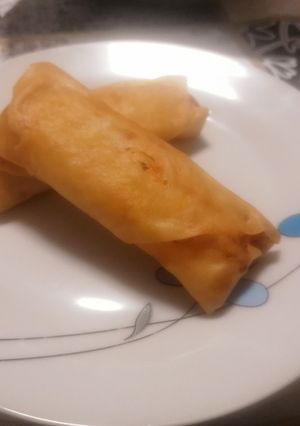 Una foto de Rollito de primavera