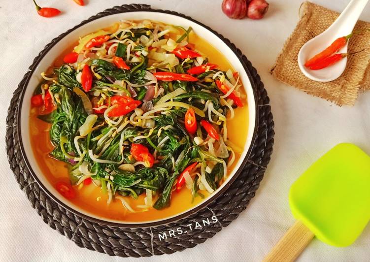 Cara Membuat Cah Kangkung Tauge Yang Renyah