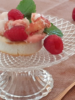 Foto di Cocktail di crostacei ai lamponi