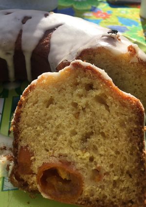 Una foto de Budín de kinotos al licor de mandarina