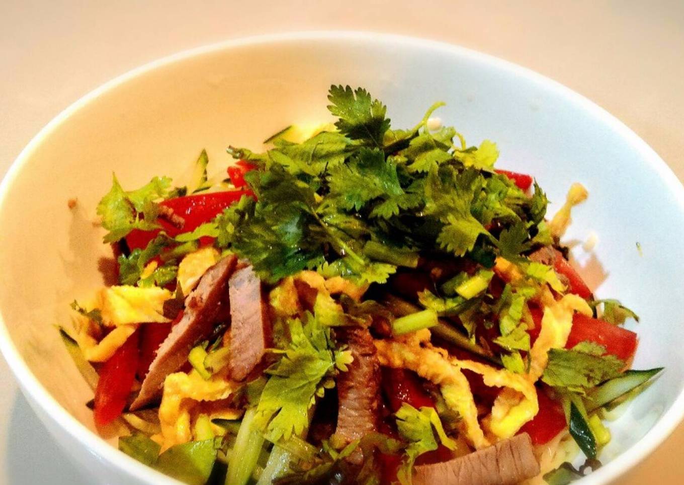 Mie Dingin(Hiyashi chuka) with Sweet Spicy Sesame ODA