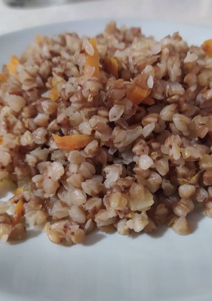Гречка з овочами
