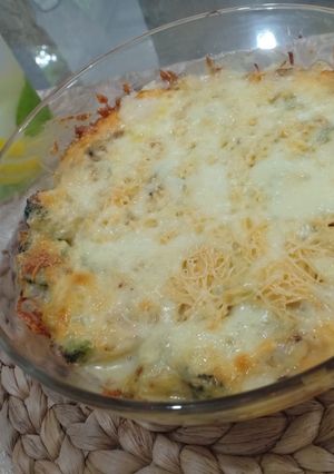 Foto resep Baked Brocolli with Potato (SUPER CHEESE anak2 pasti suka)