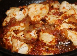 Foto principal de Pechugas de pollo en fritada al coñac