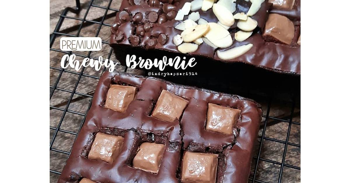  Resep  Chewy Brownies  Ala Erlina  Lim  oleh Indry Hapsari 