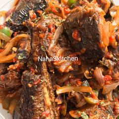 A picture of Peppered fish 😋.