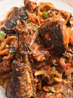 A picture of Peppered fish 😋.