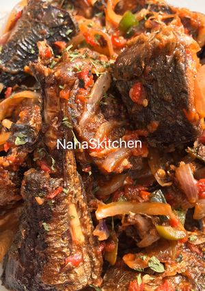 A picture of Peppered fish 😋.