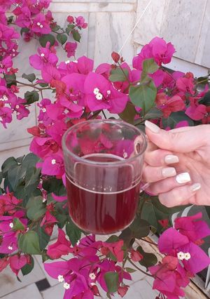 عکسی از دستور چای هسته آلبالو