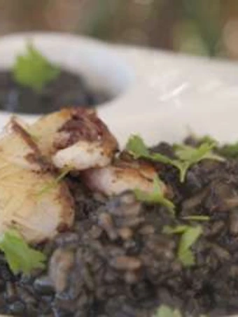 Simple Way Make Recipe Creamy black rice with squid and olive oil recipe that is Awesome, Perfect}