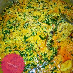 A picture of Egusi (melon soup).