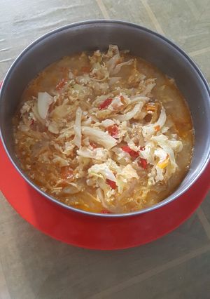 Foto resep Kol Telur berkuah (menu diet)