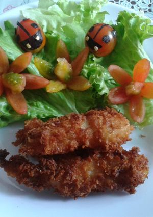 Hình của món Phi Lê Cá BaSa chiên xù.