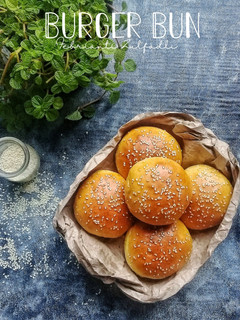 Foto resep Burger Bun (Roti Burger)