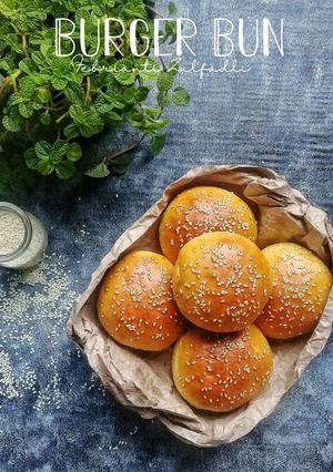 Foto resep Burger Bun (Roti Burger)