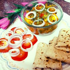 Kadhai paneer platter A picture of Kadhai paneer platter.