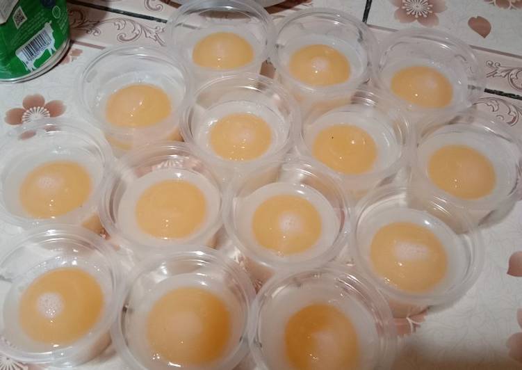 makanan Puding telur ceplok Jadi, Sempurna