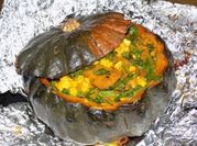 Una foto de cazuela provolone