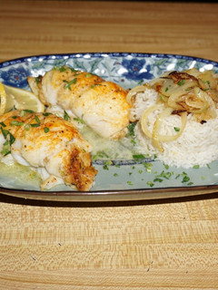 A picture of FLOUNDER FILET STUFFED WITH CRAB MEAT. JON STYLE.