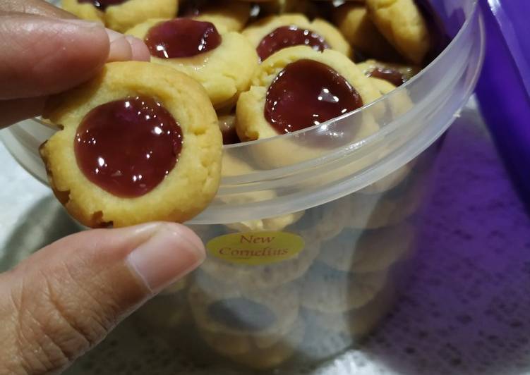 Kiat-kiat memasak Cookies Selai Blueberry gurih