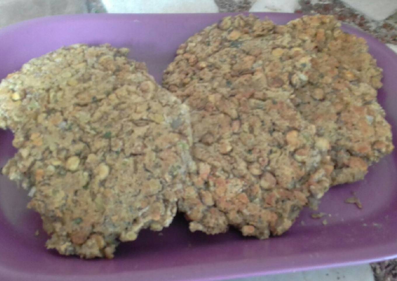 Hamburguesa de lenteja