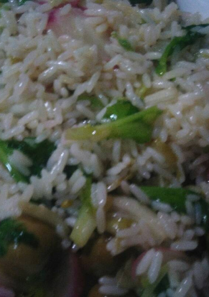 Una foto de Arroz con verduras