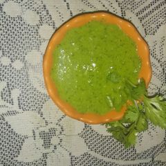 A picture of Curd Green chutney.