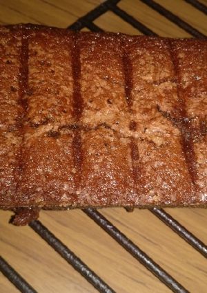 Una foto de Budín de chocolate y ciruelas