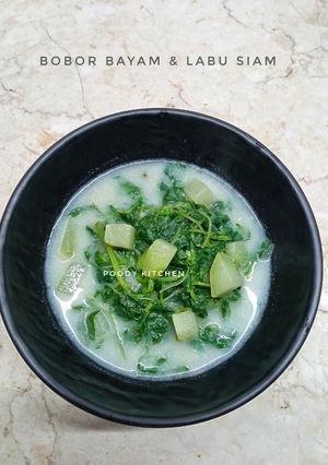 Foto resep Bobor Bayam Labu Siam