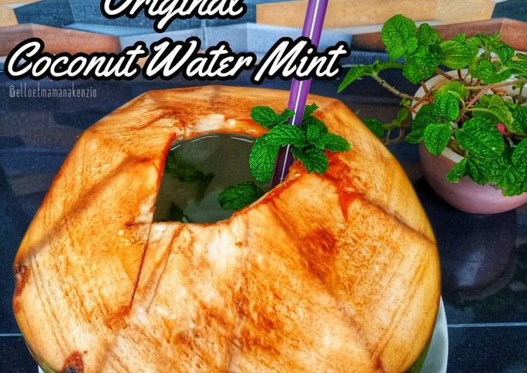 Langkah Mudah untuk Menyiapkan Original Coconut Water Mint, Lezat Sekali