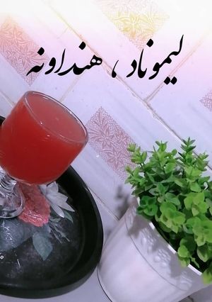 عکسی از دستور 🍋🍉لیموناد هنداونه🍉🍋