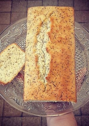 Une photo de Cake citron pavot