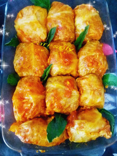 عکسی از دستور دلمه کلم برگ