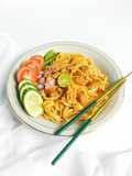 Mie Aceh (versi spaghetti)