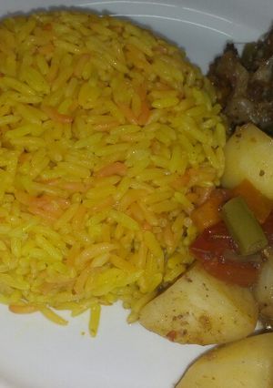 صورة لوصفة ارز بسمتي