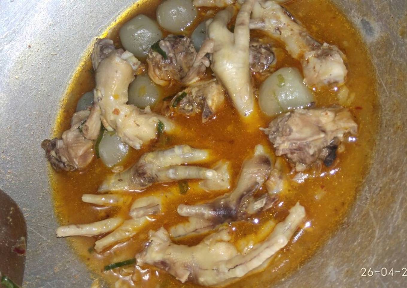 Seblak tulang ceker pedaaaassss