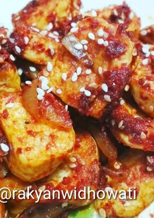 Foto resep Dubu Jorim (Tahu Goreng Pedas Korea/Spicy Braised Tofu)