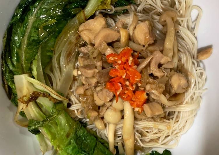 Resep Misoa (misua) ayam jamur yang Enak Banget