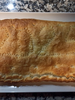 Una foto de Empanada de pechuga de pavo y queso sin lactosa