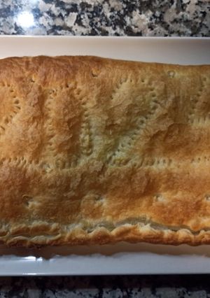 Una foto de Empanada de pechuga de pavo y queso sin lactosa