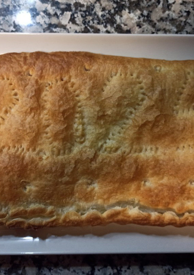 Una foto de Empanada de pechuga de pavo y queso sin lactosa