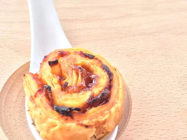 Easy Steps Make Recipes Onion Sambal Puff Pastry Pinwheels the Awesome  Tasty.