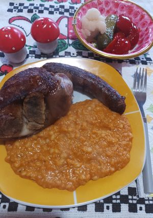 O poză a rețetei Fasole boabe zdrobită.