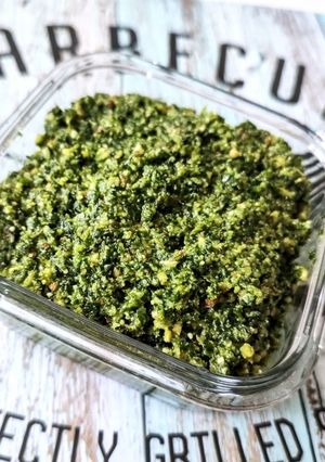 Medvehagyma pesto recept fotója