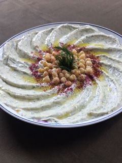 صورة لوصفة حُمُّص بالشبت(تغميسة)