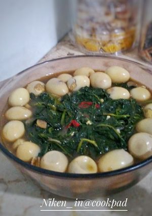 Foto resep Tumis Ka-te-pu (kangkung-telur puyuh)
