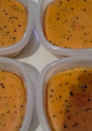 Foto resep Snack mpasi puding buah naga tinggi kalori