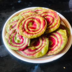 A picture of Tricolour Puri.